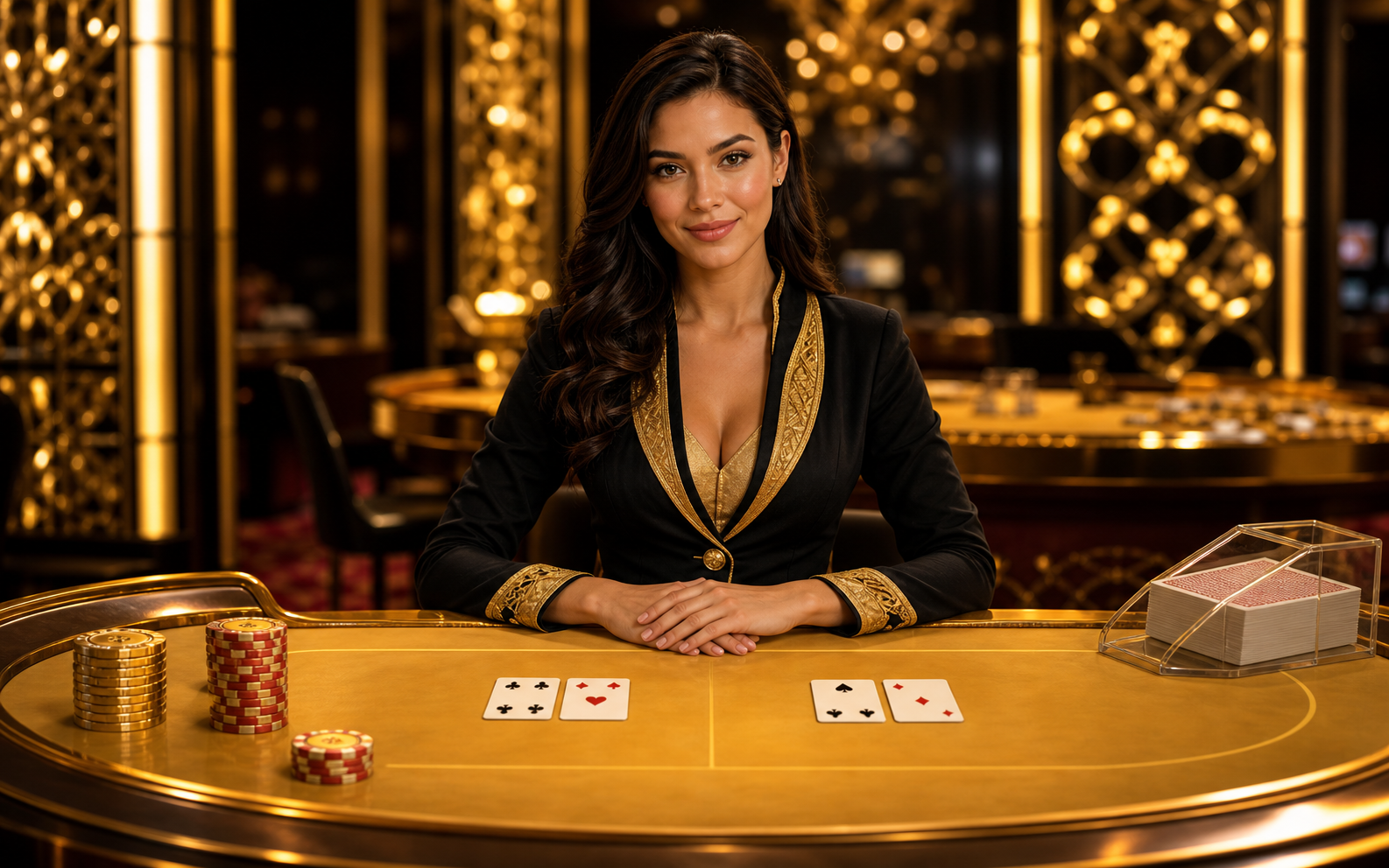 Emerald Table Baccarat game preview